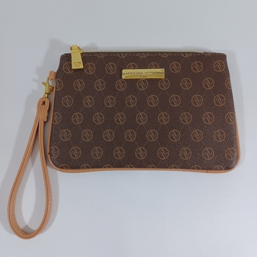Adrienne Vittadini Brown Wristlet